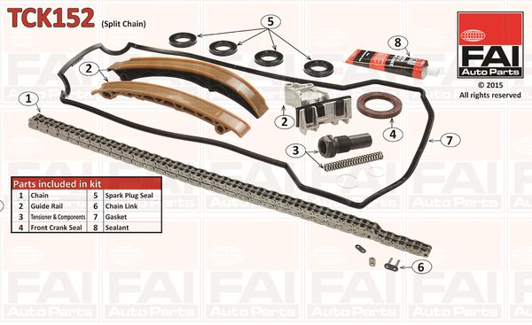 FAI AutoParts TCK152 Timing Chain Kit