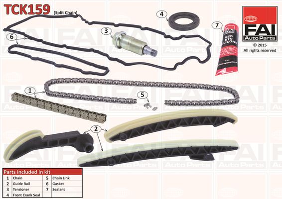 FAI AutoParts TCK159 Timing Chain Kit