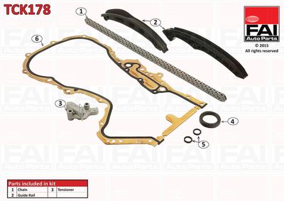 Timing Chain Kit FAI AutoParts TCK178