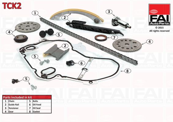 FAI AutoParts TCK2 Timing Chain Kit