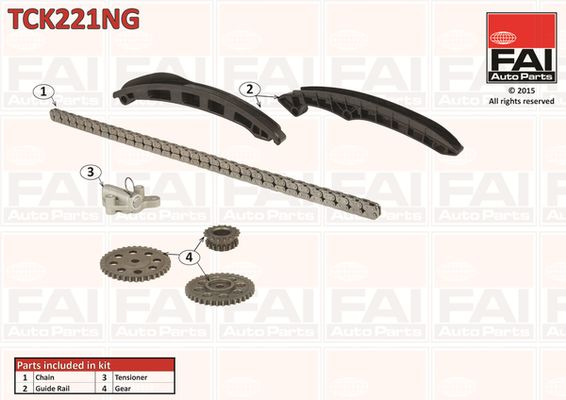 FAI AutoParts TCK221NG Timing Chain Kit