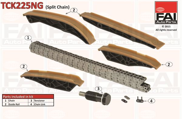 FAI AutoParts TCK225NG Timing Chain Kit