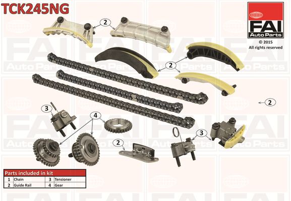 FAI AutoParts TCK245NG Timing Chain Kit