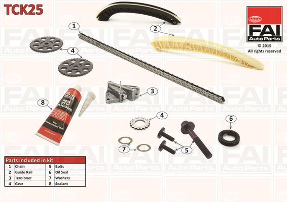 FAI AutoParts TCK25 Timing Chain Kit