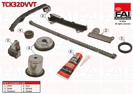 FAI AutoParts TCK32DVVT Timing Chain Kit