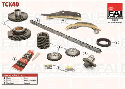 Timing Chain Kit FAI AutoParts TCK40