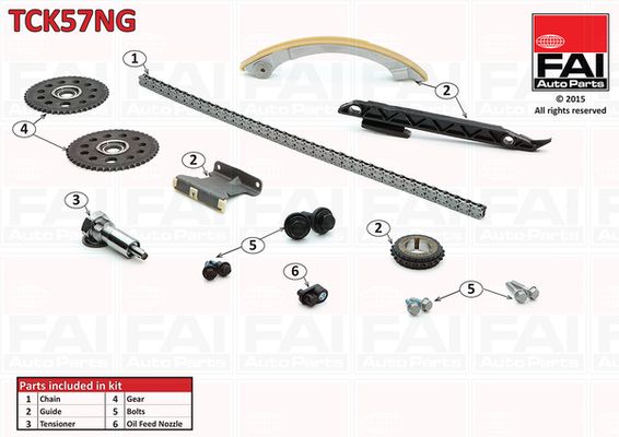 FAI AutoParts TCK57NG Timing Chain Kit