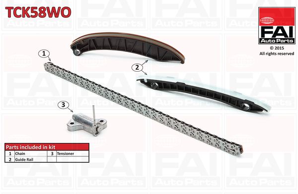 FAI AutoParts TCK58WO Timing Chain Kit