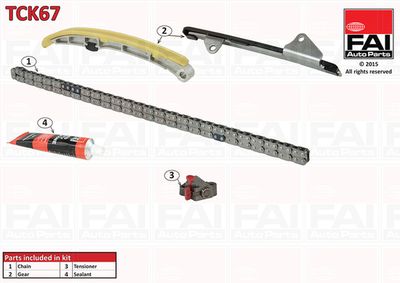 Timing Chain Kit FAI AutoParts TCK67