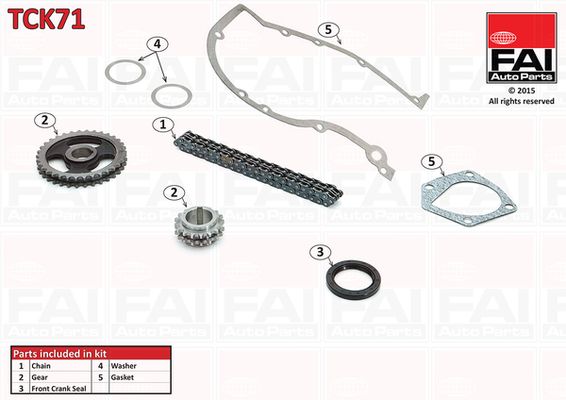 FAI AutoParts TCK71 Timing Chain Kit