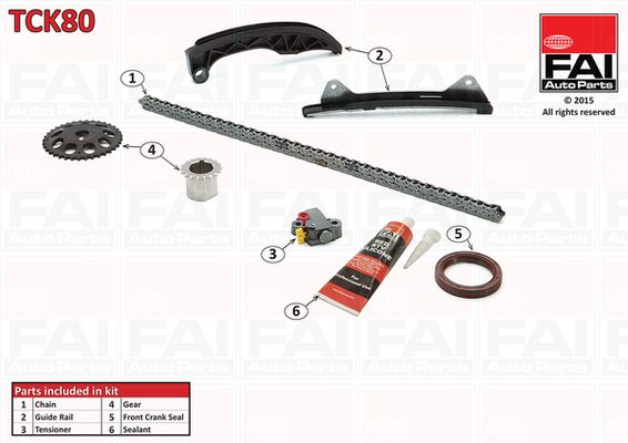 FAI AutoParts TCK80 Timing Chain Kit