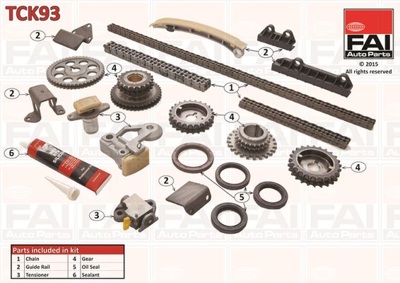 FAI AutoParts TCK93 Timing Chain Kit