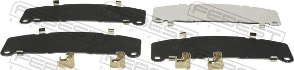 FEBEST 0103-ASU40F Anti-Squeal Foil, brake pad (back plate)