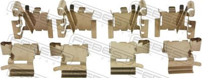 Accessory Kit, disc brake pad FEBEST 0103-ASV70F