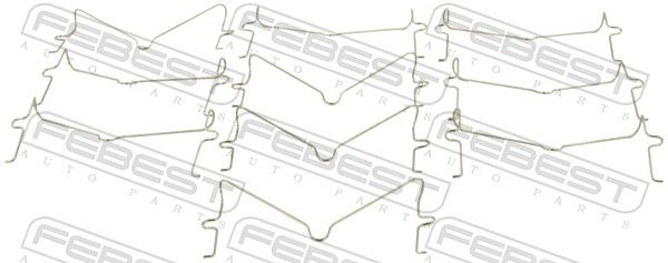 FEBEST 0103-003-PCS10 Spring, disc brake pad