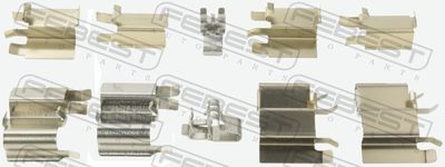 Accessory Kit, disc brake pad FEBEST 0103-ACA2F