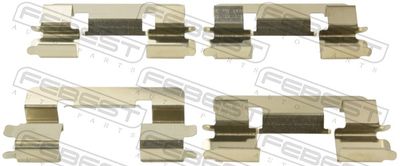 Accessory Kit, disc brake pad FEBEST 0103-CDE120F