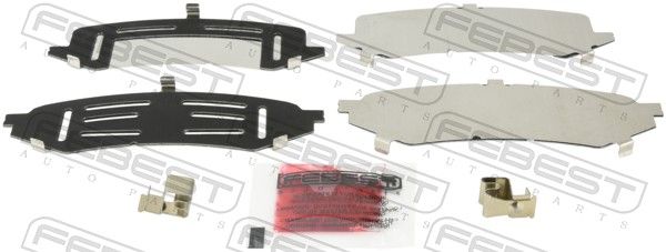 FEBEST 0103-HDJ100R Anti-Squeal Foil, brake pad (back plate)