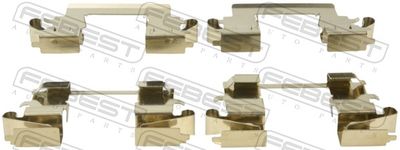 Accessory Kit, disc brake pad FEBEST 0103-MCU3F