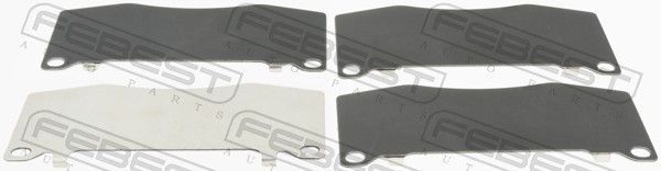 FEBEST 0103-TRJ150F Accessory Kit, disc brake pad