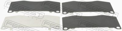 Accessory Kit, disc brake pad FEBEST 0103-TRJ150F