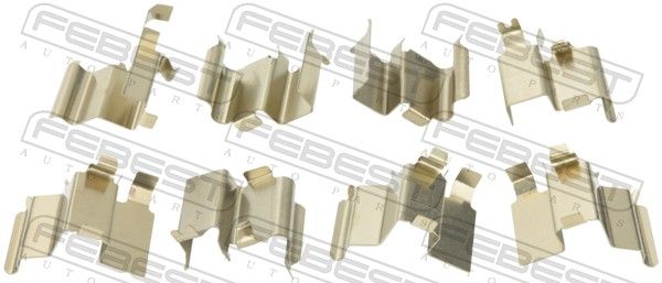 FEBEST 0103-UZJ100R Accessory Kit, disc brake pad