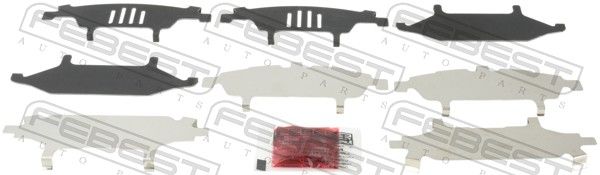 FEBEST 0103-ZZE120F Accessory Kit, disc brake pad
