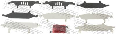 Accessory Kit, disc brake pad FEBEST 0103-ZZE120F
