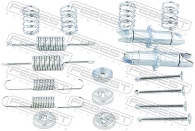 Accessory Kit, parking brake shoes FEBEST 0104-GRJ200R-KIT