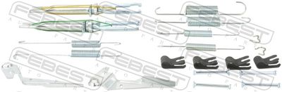Accessory Kit, parking brake shoes FEBEST 0104-GUN125R-KIT