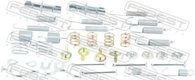 Accessory Kit, parking brake shoes FEBEST 0104-GRJ150R-KIT