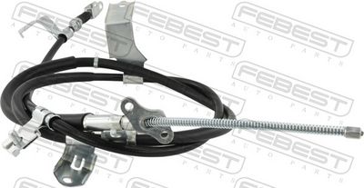 Cable Pull, parking brake FEBEST 01100-GUN120LH