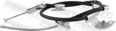 Cable Pull, parking brake FEBEST 01100-GUN126RH