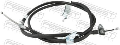 Cable Pull, parking brake FEBEST 01100-ASA42LH