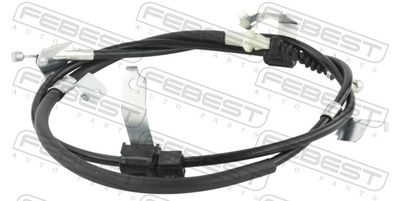 Cable Pull, parking brake FEBEST 01100-NRE180LH