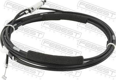 Cable Pull, fuel filler cap/flap unit FEBEST 01103-LC200