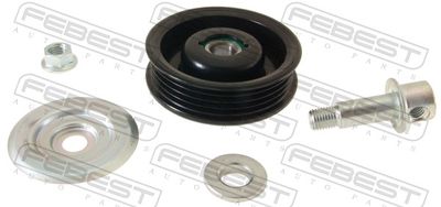 Tensioner Pulley, V-ribbed belt FEBEST 0187-GX110