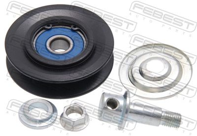 Tensioner Pulley, V-ribbed belt FEBEST 0187-FZJ80