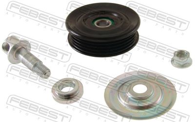 Tensioner Pulley, V-ribbed belt FEBEST 0187-GX100