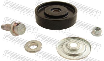 Tensioner Pulley, V-ribbed belt FEBEST 0187-HDJ100HV