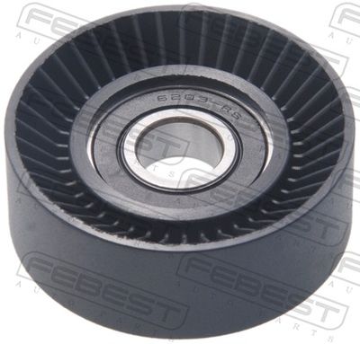 Tensioner Pulley, V-ribbed belt FEBEST 0187-URS206