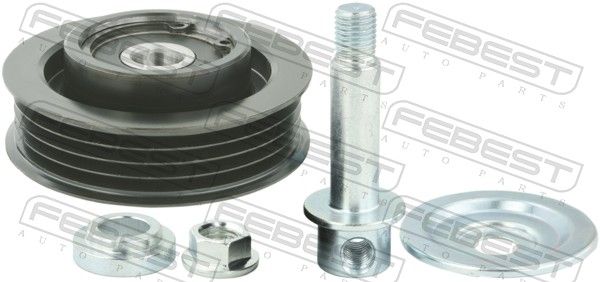FEBEST 0187-VDJ200 Tensioner Pulley, V-ribbed belt