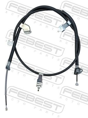Cable Pull, parking brake FEBEST 0199-PCACA30LH