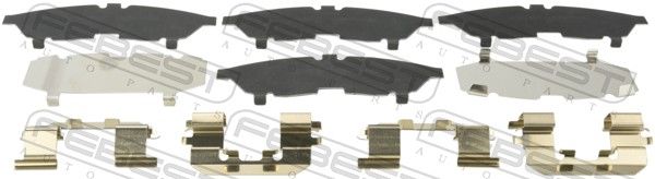 FEBEST 0203-B10RSF Accessory Kit, disc brake pad