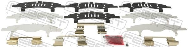 FEBEST 0203-T31F Accessory Kit, disc brake pad