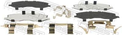 Anti-Squeal Foil, brake pad (back plate) FEBEST 0203-Z50F