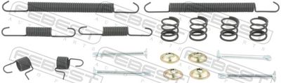 Accessory Kit, parking brake shoes FEBEST 0204-B10RSR-KIT