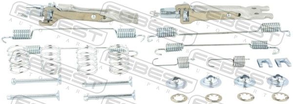 FEBEST 0204-G15RAR-KIT Accessory Kit, parking brake shoes