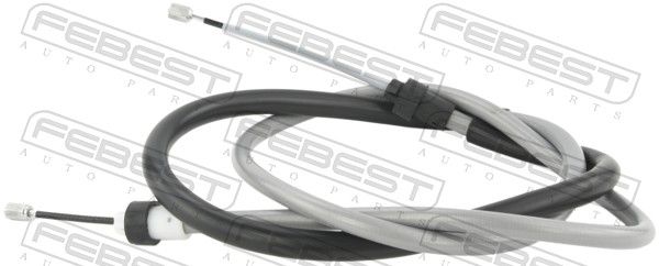 FEBEST 02100-D10 Cable Pull, parking brake