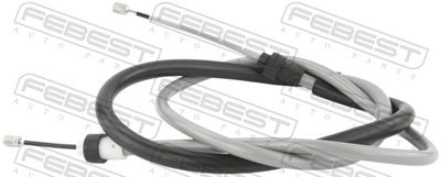 Cable Pull, parking brake FEBEST 02100-D10